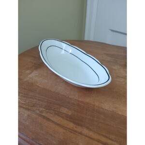 Vintage Syracuse China Oval Scalloped Bowl